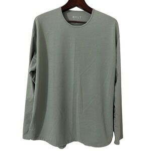 BYLT Premium Basics‎ Drop Cut Long Sleeve Shirt XXL Moss Green BYLT Blend L/S